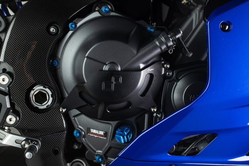 Copri Frizione Lato Dx per Yamaha Nero