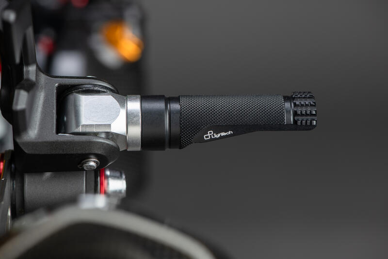 Poggiapiede Fisso Pedana Lung. 75 mm / &oslash; 26 mm (M8) Nero