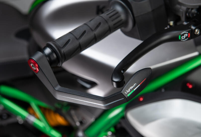 Protezione Leva Freno  in GC-Tech- Interasse 132 Mm Rosso