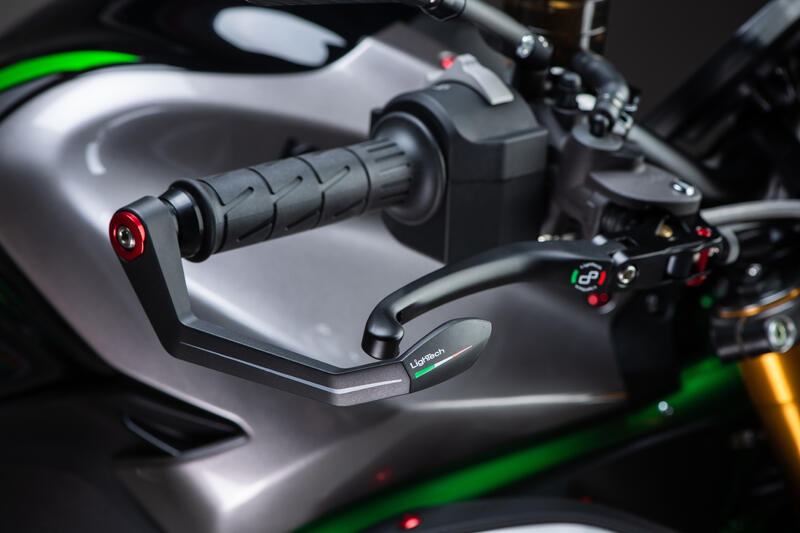 Protezione Leva Freno  in GC-Tech- Interasse 132 Mm Rosso