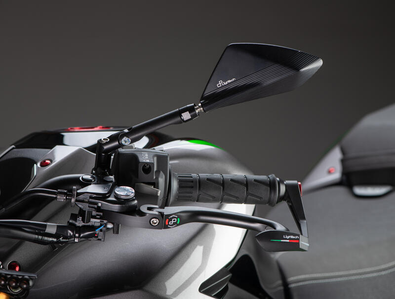 Coppia Specchi In Alluminio Nero