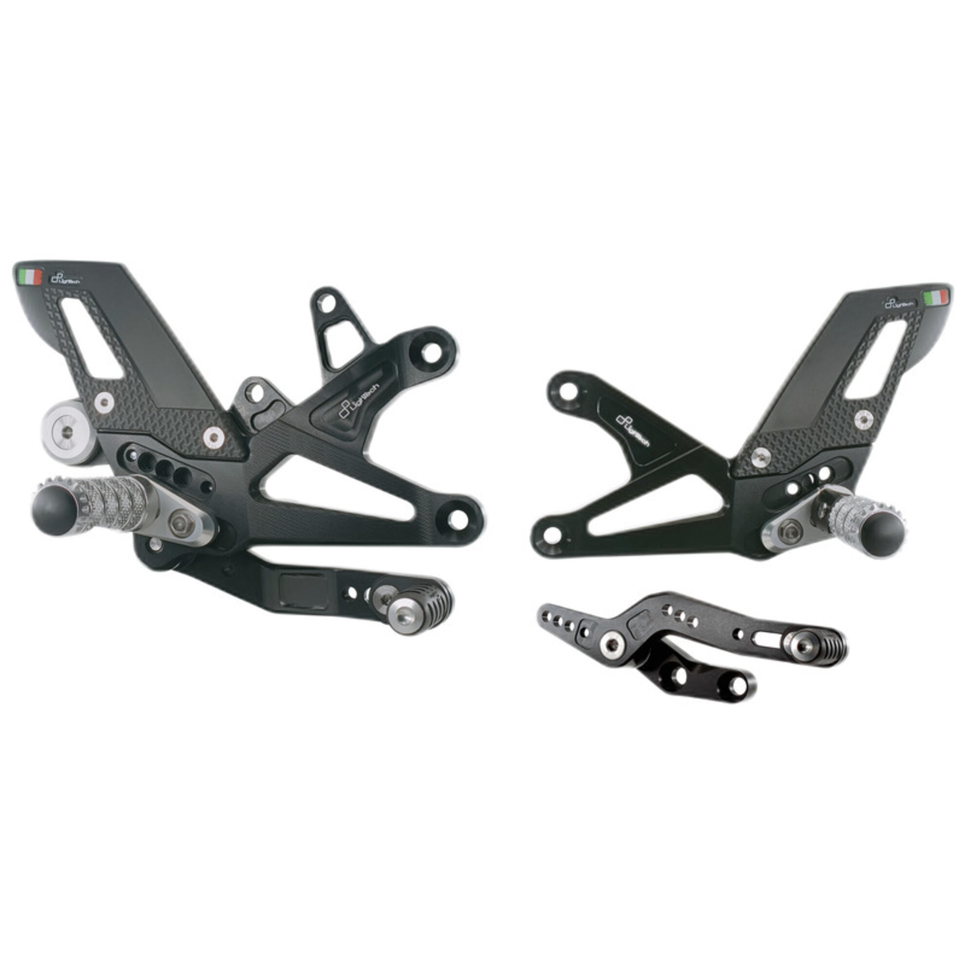 Adjustable Rear Sets With Fold Up Foot Pegs for Triumph | Lightech