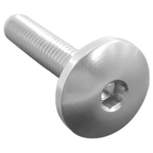 Vite Testa Bombata Erg. Cl 003 M8 L. 25 Testa Ø22  Ergal (7075 T6) Lightech