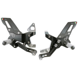 Adjustable Rear Sets With Fixed Foot Pegs  (Track Use) Lightech