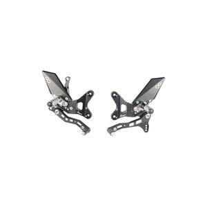 Adjustable Rear Sets With Fixed Foot Pegs for Kawasaki Lightech