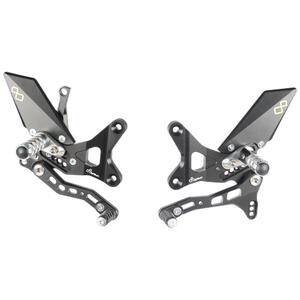 Adjustable Rear Sets With Fixed Foot Pegs for Kawasaki Lightech
