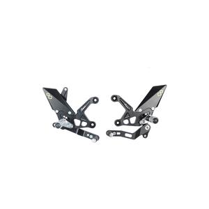 Pedane Regolabili Con Poggia Piedi Fissi per Kawasaki Lightech