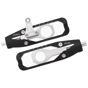 Chain adjuster for Yamaha R6 (17) with rear brake caliper support (pair) for Yamaha Lightech