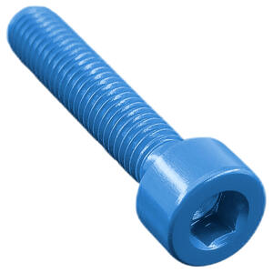 Socket Head Ergal Cl 001 M4 L. 10 Blue