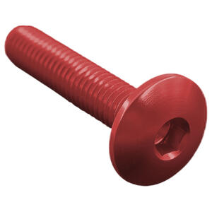 Vite Testa Bombata Erg. Cl 002 M8 L. 25 Testa Ø16  Ergal (7075 T6) <p>Rosso</p>