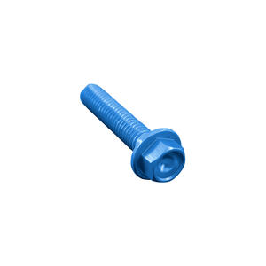 Hexagonal Head Ergal Cl 004 M10 X 1,25 L. 15 Blue