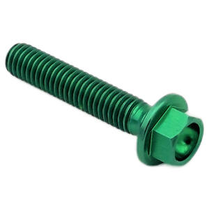 Hexagonal Head Ergal Cl 004 M8 L. 35 Green
