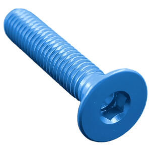 Flat Head Ergal Cl 005 M8 L. 20 Blue
