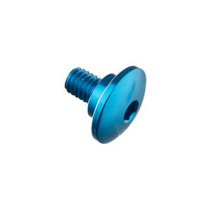 Special Screw M6 X 11 + Smooth Part D9,9 X 3,5 Blue
