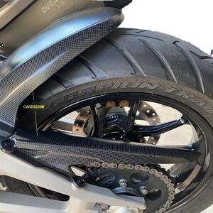 Carbon Rear Mudguard - Matt for Ducati <p>Nero</p>