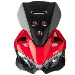 Tachometer support cover for Ducati <p>Colore Naturale</p>