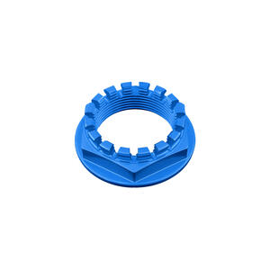 Special Nut33 X 1,50 Ergal for Ducati Blue