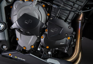 Copri Frizione Lato Sx per Triumph <p>Nero</p>