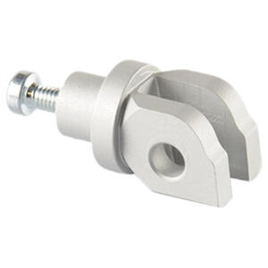 Adattatore Poggiapiedi Pilota Per Pedana Originale Ø8,5 (Coppia) per Triumph Argento