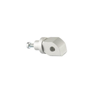 Adattatore Poggiapiedi Passeggero Per Pedana Originale Ø8  (Coppia) per Suzuki Argento