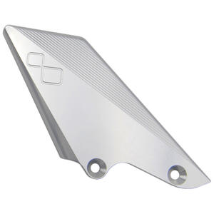 Aluminium Heel Guard For Brake Side Silver