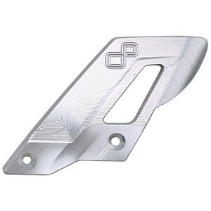 Aluminium Heel Guard Right Side Silver