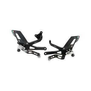 Adjustable Rear Sets With Fixed Foot Pegs for Ducati <p>Nero</p>