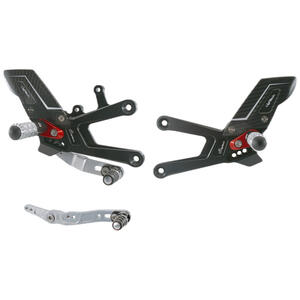 Pedane Regolabili R Version per Honda <p>Nero</p>