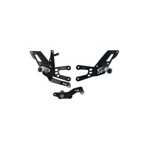 Adjustable Rear Sets With Fixed Foot Pegs for Honda <p>Nero</p>
