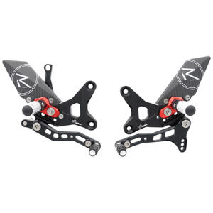 Pedane Regolabili R Version per Kawasaki <p>Nero</p>