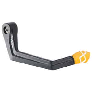 Protezione In Alluminio Leva Freno - Interasse 132 Mm / Terminale Colorato Oro