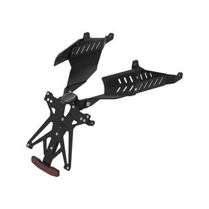 Kit Porta Targa Regolabile per Honda <p>Nero</p>