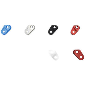 Kit Piastrine Supporto Poggiapiede per Kawasaki Arancione