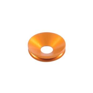 Pair of Alluminium insert for Wheel Axle Sliders Arancione