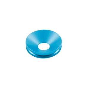 Pair of Alluminium insert for Wheel Axle Sliders Blue