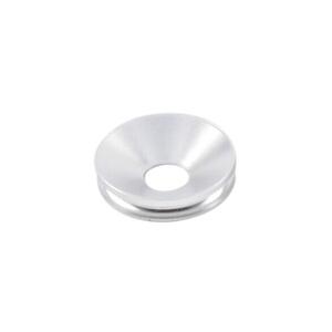 Pair of Alluminium insert for Wheel Axle Sliders Silver