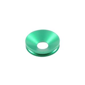 Pair of Alluminium insert for Wheel Axle Sliders Green