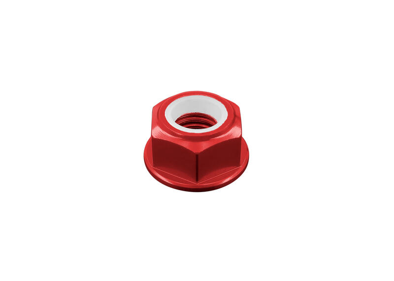 Dado Autobloccante M6 Ergal Rosso