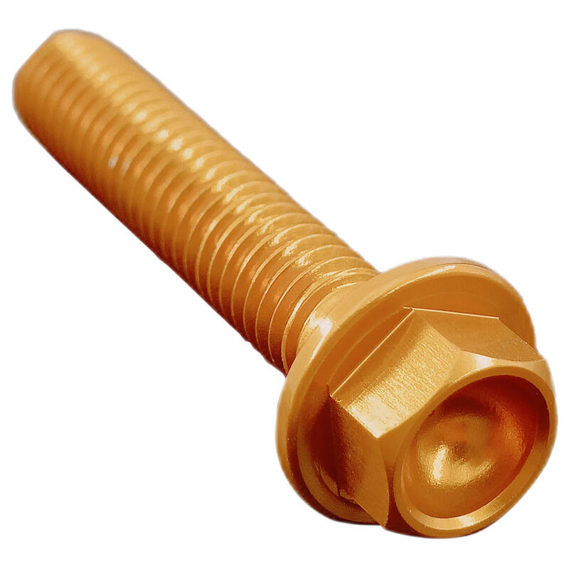 Hexagonal Head Ergal Cl 004 M8 L. 40 Oro