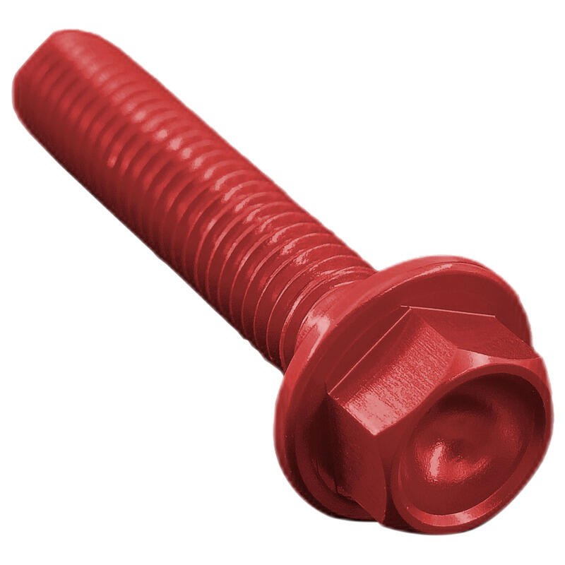 Hexagonal Head Ergal Cl 004 M8 L. 40 Rosso