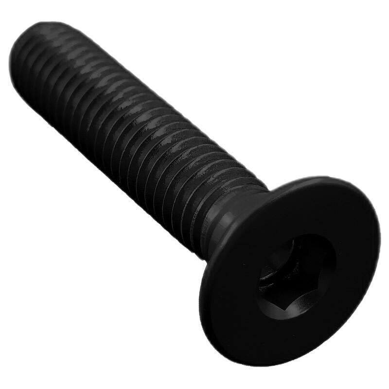 Vite Testa Piana Svas. Erg. Cl 005 M6 L. 25 Nero Opaco