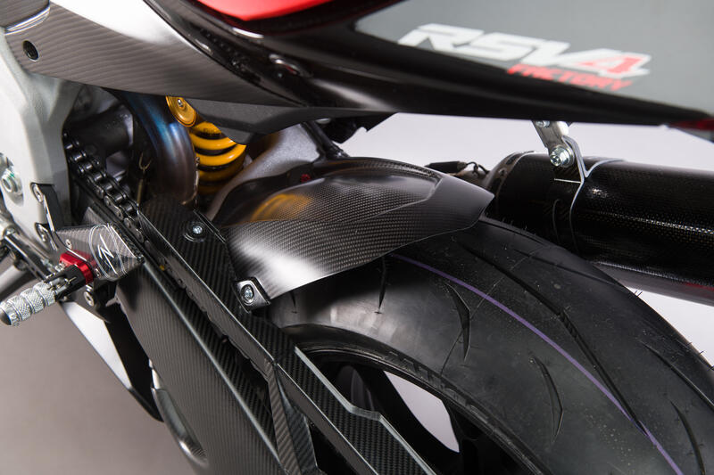 Carbon Rear Mudguard for Aprilia Lucido