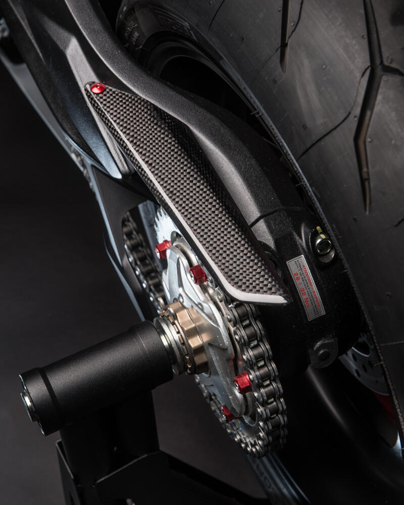 Copri Catena In Carbonio per Mv Agusta, Suzuki Naturale