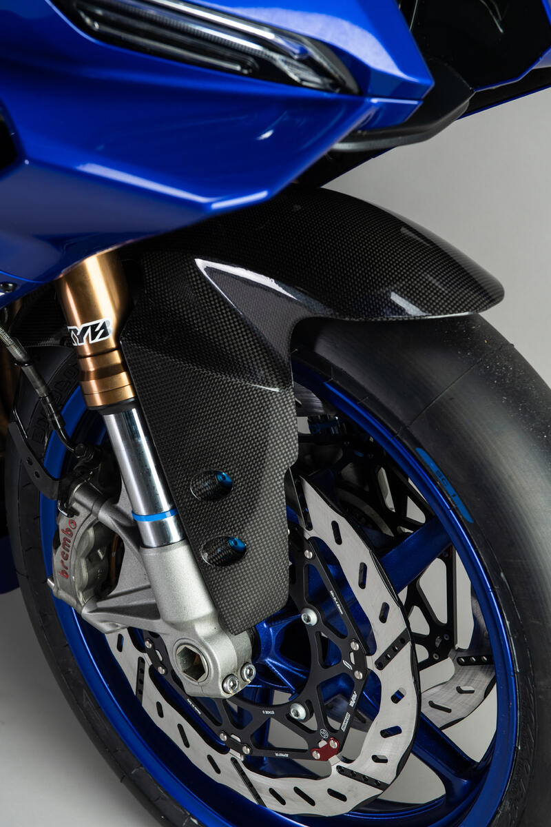 Parafango Ant. In Carbonio Naturale