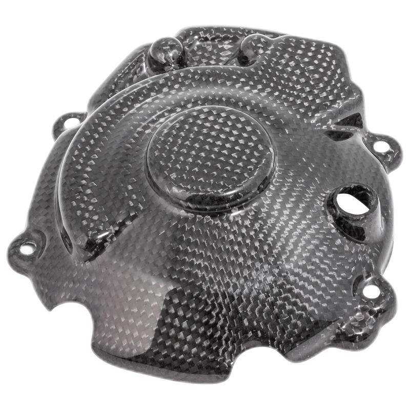 Coperchio Alternatore In Carbonio per Yamaha Lucido