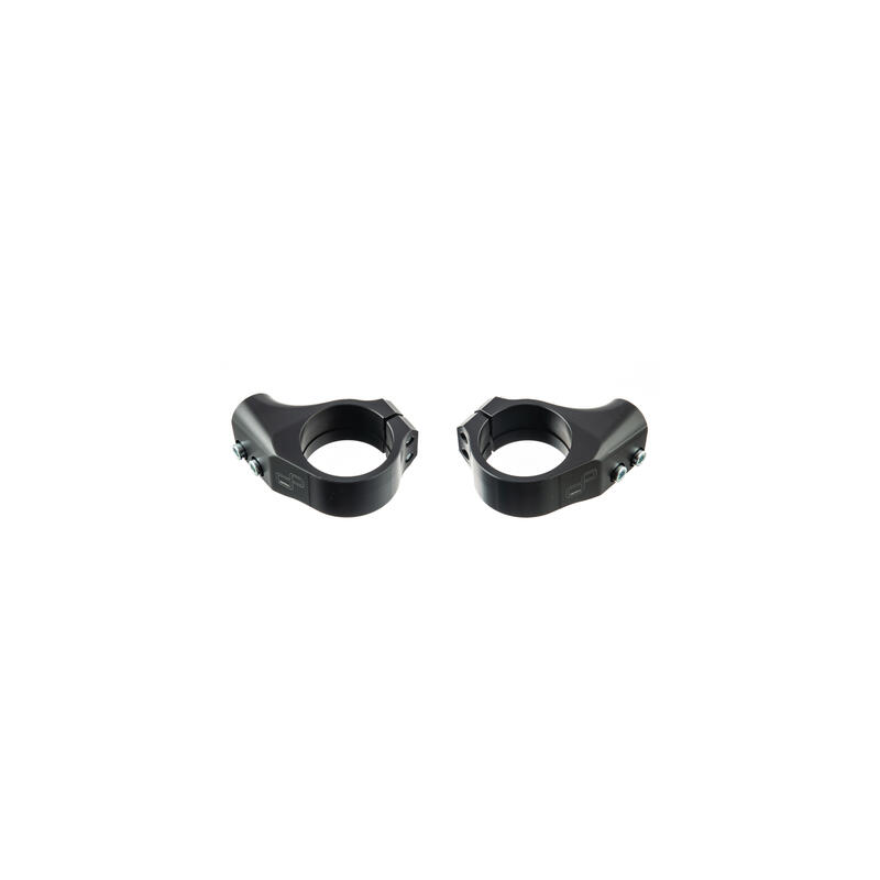 Pair of handlebar bracelets Ø55 Offset 25 Inclination 7° Nero