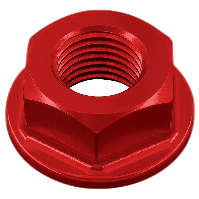 Special Nut14 X 1,50 Ergal for Husqvarna, Honda, Kawasaki Rosso