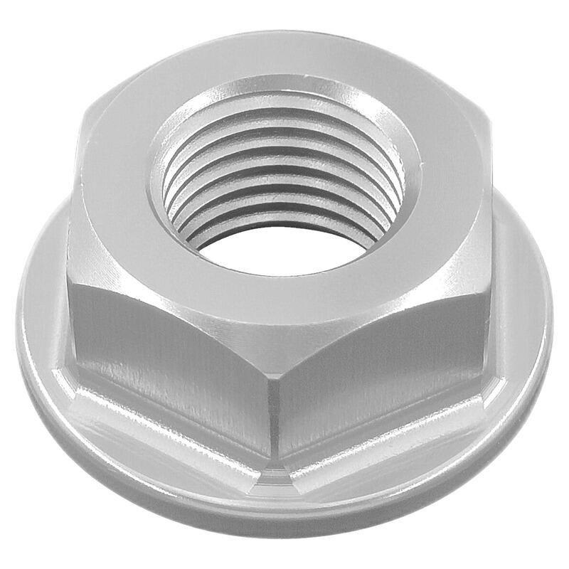 Special Nut14 X 1,50 Ergal for Husqvarna, Honda, Kawasaki Argento