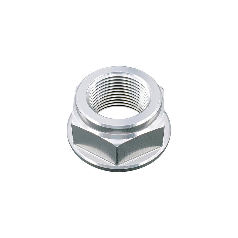 Special Nut22 X 1,50 Ergal for Suzuki, Yamaha, Honda Argento