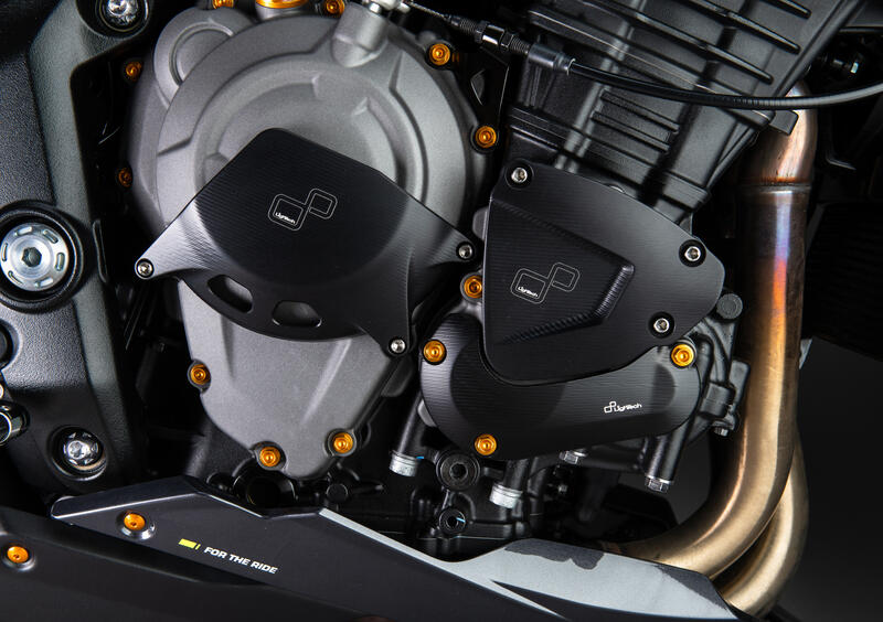 Copri Frizione Lato Sx per Triumph Nero
